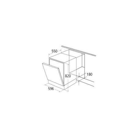 Refurbished Matrix MW402 12 Place Fully Integrated Dishwasher