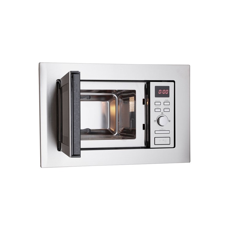 Montpellier MWBI17-300 17L 700W Slim Depth Built-in Microwave Oven - Stainless Steel