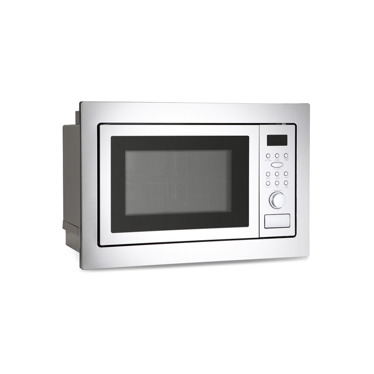 Refurbished Montpellier MWBI90025 900W 25L Built In Microwave Oven With Grill Stainless Steel