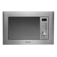 GRADE A1 - Hotpoint MWH1221X 20 Litre Built-In Microwave Oven With Grill - Stainless Steel