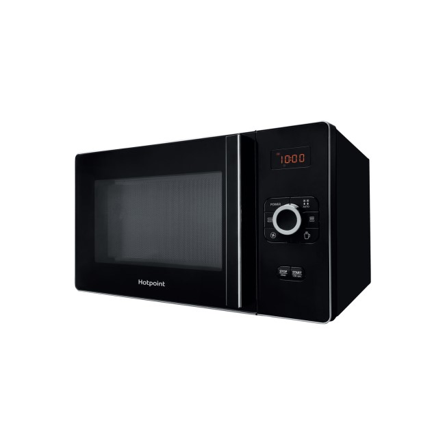 Hotpoint MWH2524B 25L 700W Freestanding Microwave Oven And Grill - Black
