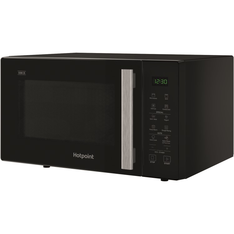 Hotpoint MWH253B Cook 25L Microwave Oven With Grill - Black