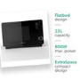 Refurbished Hotpoint MWH2621MB Ultimate Collection 25L 800W Flatbed Digital Microwave Black