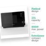 Hotpoint Ultimate Collection 25L Flatbed Solo Digital Microwave - Black