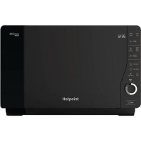 Hotpoint Xtraspace Flatbed 25L Microwave Oven With Grill & Crisp Function  - Black