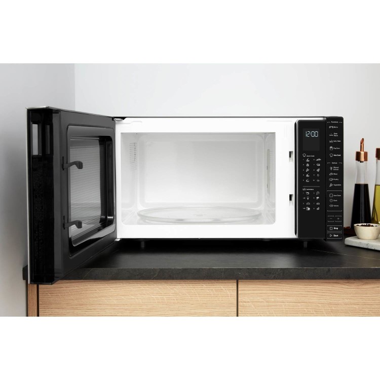 Refurbished Hotpoint MWH301B 30 L Microwave black