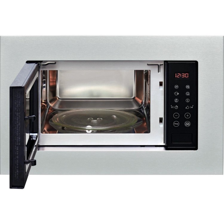Indesit Built-In 800W Microwave with Grill - Stainless Steel