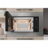 Indesit 20L 800W Built-in Microwave with Grill - Stainless Steel