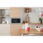 Refurbished Indesit MWI125GX Built In 25L with Grill 900W Microwave Stainless Steel
