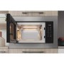 Refurbished Indesit MWI125GX Built In 25L with Grill 900W Microwave Stainless Steel