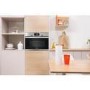 Indesit Built-In Microwave with Grill - Stainless Steel