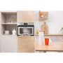 Indesit Built-In Microwave with Grill - Stainless Steel
