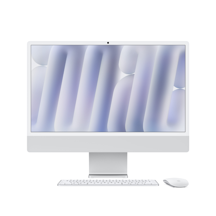 Refurbished Apple iMac 2024 M4 8-Core 16GB 256GB SSD 24 Inch 4.5K All-in-One - Silver