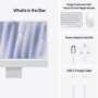 Refurbished Apple iMac 2024 M4 8-Core 16GB 256GB SSD 24 Inch 4.5K All-in-One - Silver
