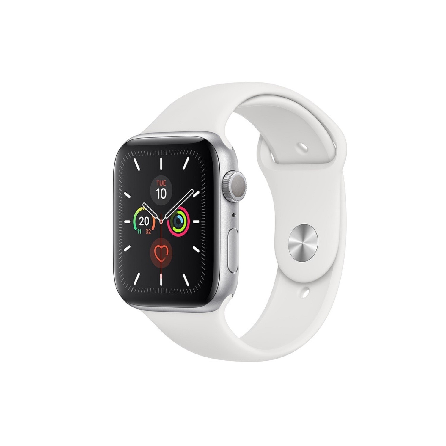Apple Watch Series GPS 44mm Silver Aluminium Case with White
