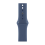 GRADE A1 - Apple Watch Series 10 GPS 42mm Silver Aluminium Case with Denim Sport Band - M/L