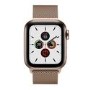 Apple Watch Series 5 GPS + Cellular 40mm Gold Stainless Steel Case with Gold Milanese Loop