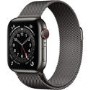 Apple Watch Series 5 GPS + Cellular 40mm Space Black Stainless Steel Case with Space Black Milanese Loop