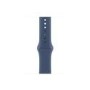 Refurbished Apple Watch Series 10 GPS + Cellular 46mm Silver Aluminium Case with Denim Sport Band - S/M