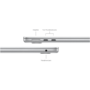 Apple MacBook Air 15 Inch M3 8GB RAM 512GB SSD 2024 - Silver