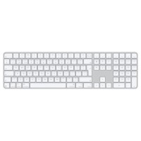 Refurbished Apple Magic Keyboard with Touch ID and Numeric Keypad for Mac British English Wireless Keyboard White
