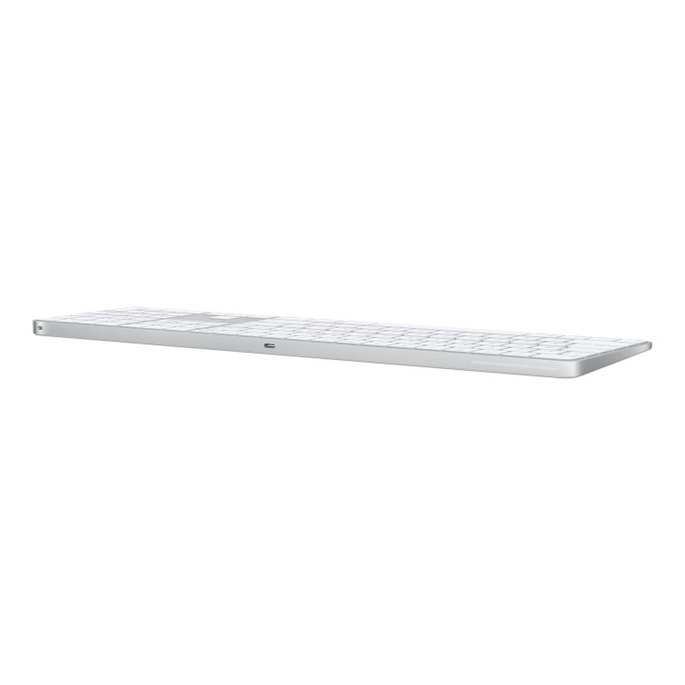 Refurbished Apple Magic Keyboard with Touch ID and Numeric Keypad for Mac British English Wireless Keyboard White