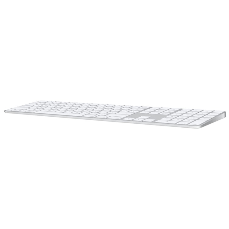 Refurbished Apple Magic Keyboard with Touch ID and Numeric Keypad for Mac British English Wireless Keyboard White