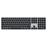 Box Opened Apple Magic with Touch ID and Numeric Keypad for Mac British English Wireless Keyboard Black