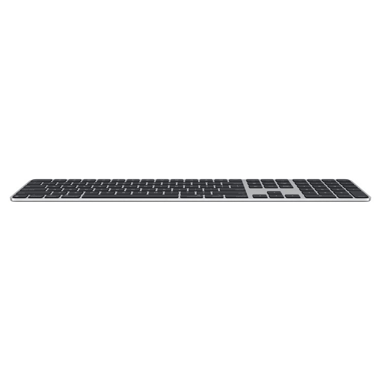 Box Opened Apple Magic with Touch ID and Numeric Keypad for Mac British English Wireless Keyboard Black