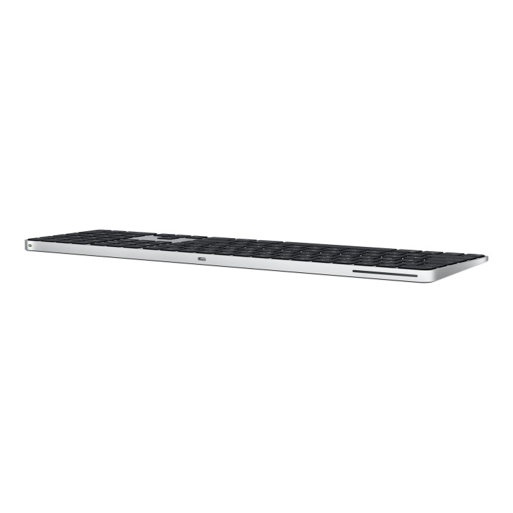 Box Opened Apple Magic with Touch ID and Numeric Keypad for Mac British English Wireless Keyboard Black