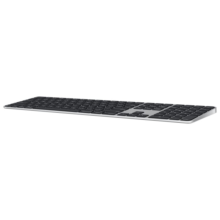 Box Opened Apple Magic with Touch ID and Numeric Keypad for Mac British English Wireless Keyboard Black