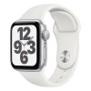 Apple Watch SE GPS - 40mm Silver Aluminium Case with White Sport Band - Regular