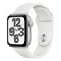 Apple Watch SE GPS - 40mm Silver Aluminium Case with White Sport Band - Regular