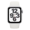 Apple Watch SE GPS - 40mm Silver Aluminium Case with White Sport Band - Regular