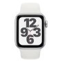 Apple Watch SE GPS - 40mm Silver Aluminium Case with White Sport Band - Regular