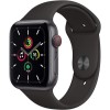 Apple Watch SE GPS - 40mm Space Gray Aluminium Case with Black Sport Band - Regular
