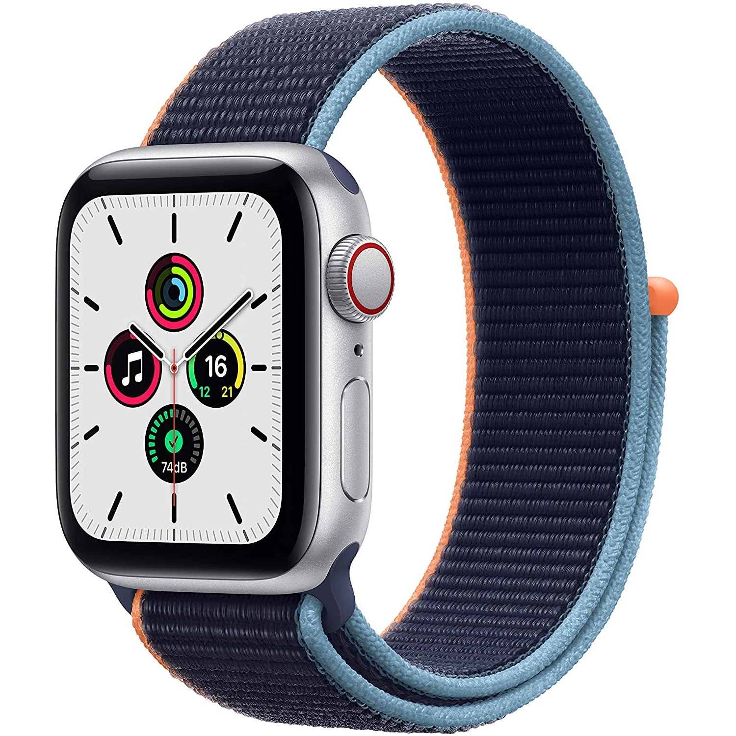 Aluminium smart series watch 44mm with loop band for sales iphone & android