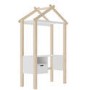 Kids White and Pine House Desk with Storage - Mylo