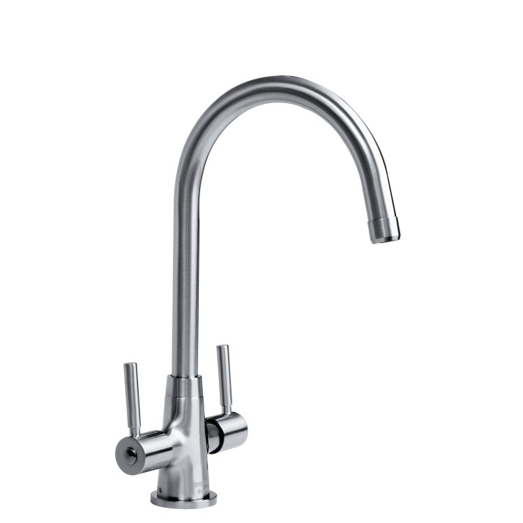 Bristan Monza Easyfit Brushed Nickel Kitchen Mixer Tap