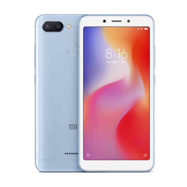 Xiaomi Redmi 6 Blue 5.45" 32GB 4G Dual SIM Unlocked & SIM Free