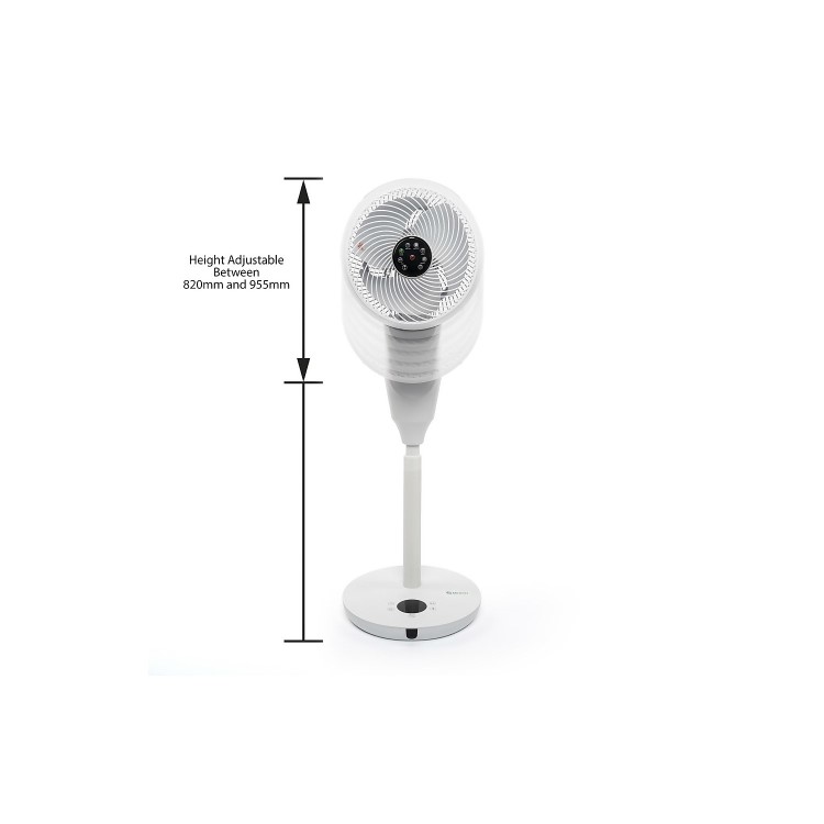 Refurbished MeacoFan 1056P DC Air Circulator Pedestal Fan - Powerful Super Quiet & Low-Energy