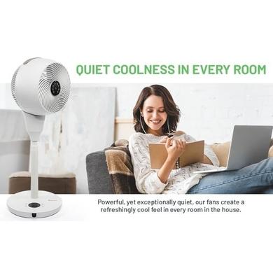 Refurbished MeacoFan 1056P DC Air Circulator Pedestal Fan - Powerful Super Quiet & Low-Energy
