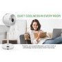 Refurbished MeacoFan 1056P DC Air Circulator Pedestal Fan - Powerful Super Quiet & Low-Energy