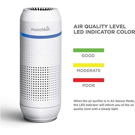 Munchkin 4 Stage True HEPA Carbon Filter Portable Air Purifier