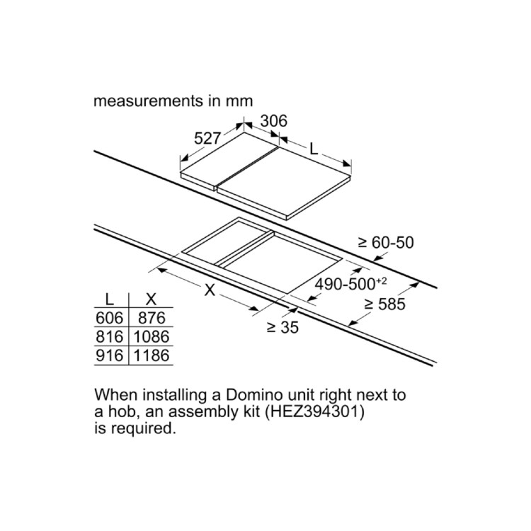 Neff N90 30cm 2 Burners Gas Hob - Black