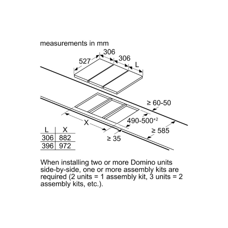 Neff N90 30cm 2 Burners Gas Hob - Black