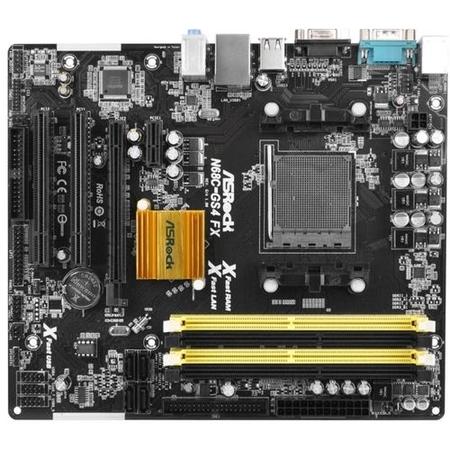 Asrock N68C-GS4 FX GF7025 AM3+/AM2+ Micro ATX DDR3/DDR2 256MB GFX IDE