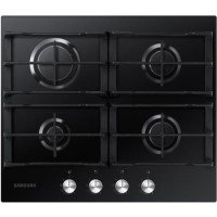 Samsung NA64H3010AK Four Burner Gas Hob With Cast Iron Pan Stands - Black