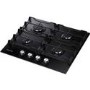 Samsung NA64H3010AK Four Burner Gas Hob With Cast Iron Pan Stands - Black