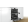 Refurbished Bosch NBS113BR0B Serie 2 Multifunction Electric Built-under Double Oven Stainless Steel